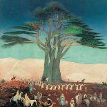 Pilgrimage To the Cedars of Lebanon-Kosztka Tivadar Csontváry-Framed Premier Image Canvas