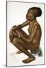 Kotiane, Fillette Mangbetou (Niangara) (Haut Ouelle), from Dessins Et Peintures D'afrique, Executes-Alexander Yakovlev-Mounted Giclee Print