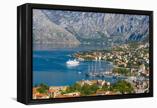 Kotor, Bay of Kotor, UNESCO World Heritage Site, Montenegro, Europe-Alan Copson-Framed Premier Image Canvas