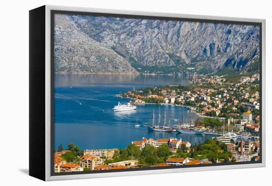 Kotor, Bay of Kotor, UNESCO World Heritage Site, Montenegro, Europe-Alan Copson-Framed Premier Image Canvas