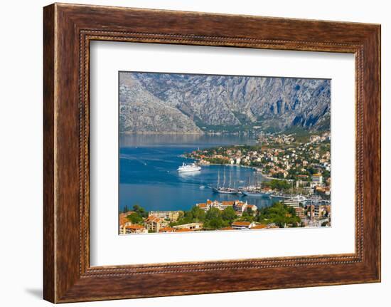 Kotor, Bay of Kotor, UNESCO World Heritage Site, Montenegro, Europe-Alan Copson-Framed Premium Photographic Print
