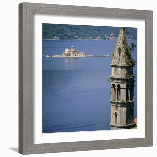 Kotor Bay Seen from Perast, Montenegro, Europe-G Richardson-Framed Photographic Print