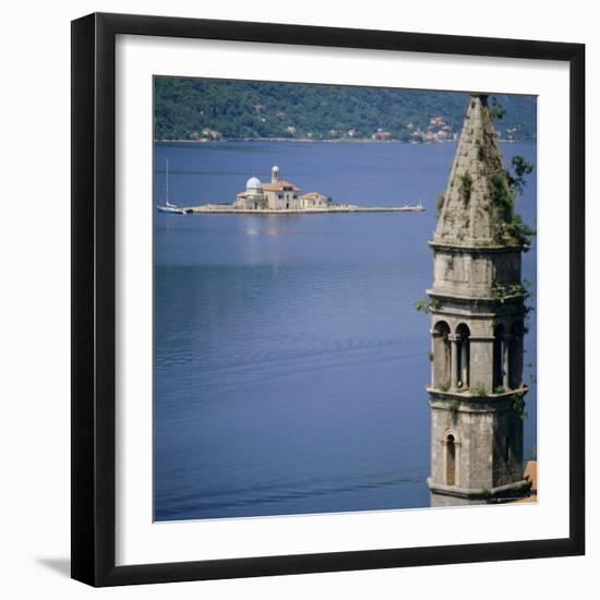 Kotor Bay Seen from Perast, Montenegro, Europe-G Richardson-Framed Photographic Print