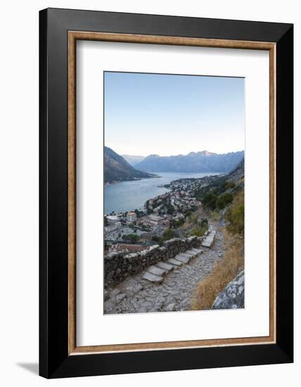 Kotor Old Town and Fortifications at Sunrise-Charlie Harding-Framed Photographic Print