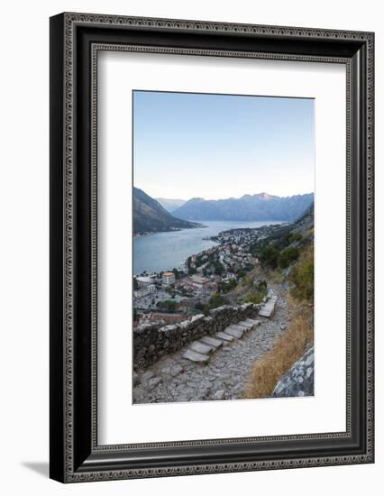 Kotor Old Town and Fortifications at Sunrise-Charlie Harding-Framed Photographic Print