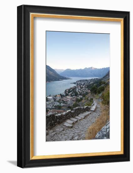 Kotor Old Town and Fortifications at Sunrise-Charlie Harding-Framed Photographic Print