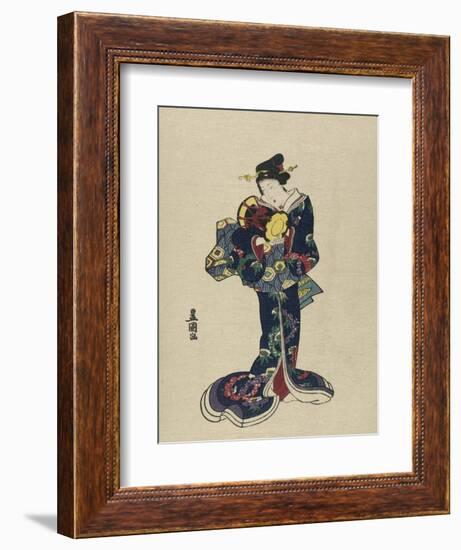 Kotsuzumi-Toyokuni-Framed Premium Giclee Print