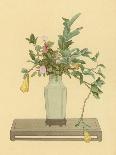 Horned Orange and Rose Used with a Vase Bearing the Signature of Chien-Lung to Form an Arrangement-Koun Ohara-Premium Giclee Print