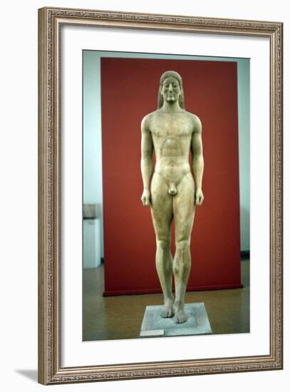 Kouros, C650-500 BC-null-Framed Photographic Print