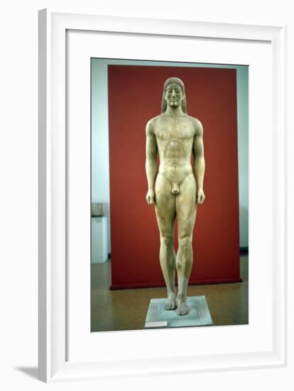 Kouros, C650-500 BC-null-Framed Photographic Print