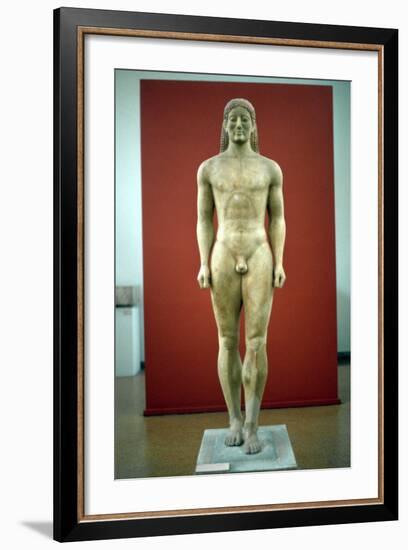 Kouros, C650-500 BC-null-Framed Photographic Print