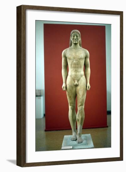 Kouros, C650-500 BC-null-Framed Photographic Print