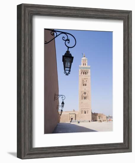 Koutoubia Minaret (Booksellers Mosque), Marrakech, Morocco, North Africa, Africa-Ethel Davies-Framed Photographic Print