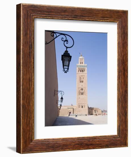 Koutoubia Minaret (Booksellers Mosque), Marrakech, Morocco, North Africa, Africa-Ethel Davies-Framed Photographic Print