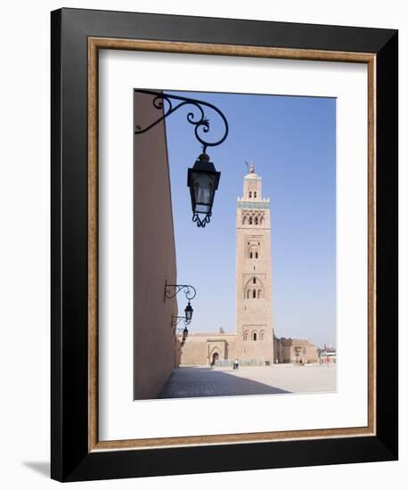 Koutoubia Minaret (Booksellers Mosque), Marrakech, Morocco, North Africa, Africa-Ethel Davies-Framed Photographic Print