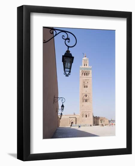 Koutoubia Minaret (Booksellers Mosque), Marrakech, Morocco, North Africa, Africa-Ethel Davies-Framed Photographic Print