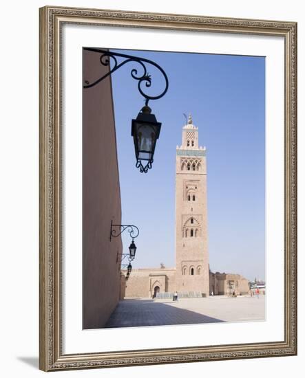 Koutoubia Minaret (Booksellers Mosque), Marrakech, Morocco, North Africa, Africa-Ethel Davies-Framed Photographic Print