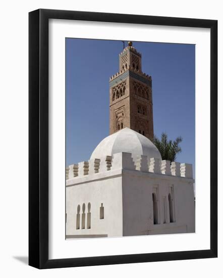 Koutoubia Minaret, Marrakesh, Morocco-De Mann Jean-Pierre-Framed Photographic Print