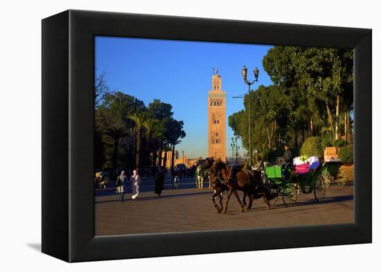 Koutoubia Mosque, UNESCO World Heritage Site, Marrakech, Morocco, North Africa, Africa-Neil Farrin-Framed Premier Image Canvas