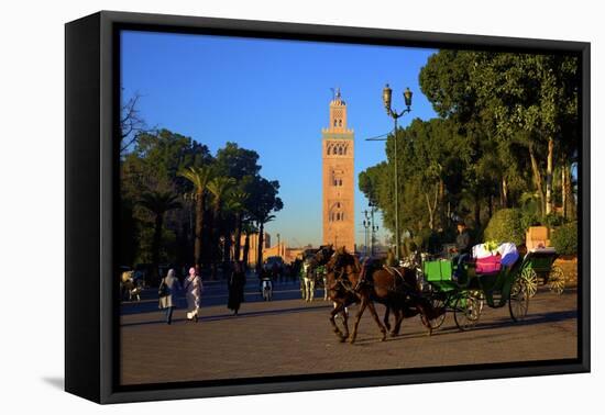 Koutoubia Mosque, UNESCO World Heritage Site, Marrakech, Morocco, North Africa, Africa-Neil Farrin-Framed Premier Image Canvas