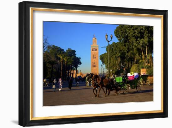 Koutoubia Mosque, UNESCO World Heritage Site, Marrakech, Morocco, North Africa, Africa-Neil Farrin-Framed Photographic Print