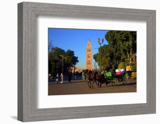 Koutoubia Mosque, UNESCO World Heritage Site, Marrakech, Morocco, North Africa, Africa-Neil Farrin-Framed Photographic Print