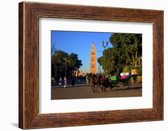 Koutoubia Mosque, UNESCO World Heritage Site, Marrakech, Morocco, North Africa, Africa-Neil Farrin-Framed Photographic Print