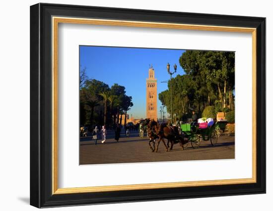 Koutoubia Mosque, UNESCO World Heritage Site, Marrakech, Morocco, North Africa, Africa-Neil Farrin-Framed Photographic Print