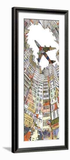 Kowloon Walled City-HR-FM-Framed Art Print