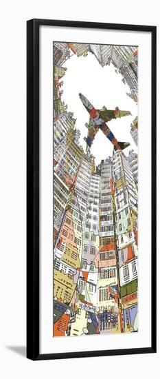 Kowloon Walled City-HR-FM-Framed Art Print