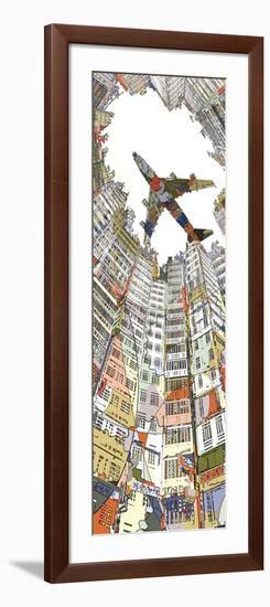 Kowloon Walled City-HR-FM-Framed Art Print