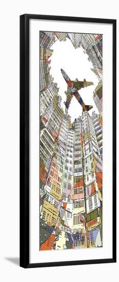 Kowloon Walled City-null-Framed Art Print