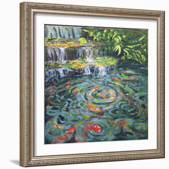 Koy Carp, Thailand, 2018-Andrew Macara-Framed Giclee Print