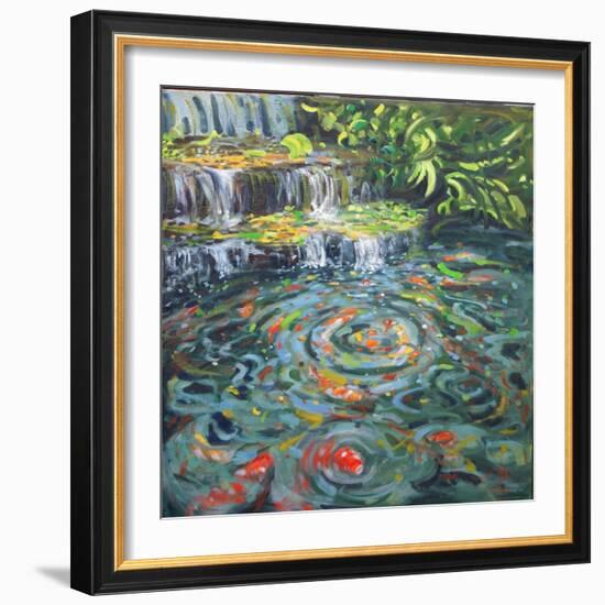 Koy Carp, Thailand, 2018-Andrew Macara-Framed Giclee Print