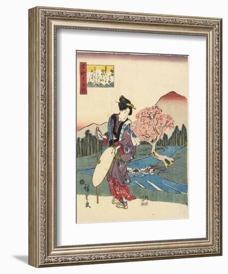 Koya in Kii Province, 1843-1847-Utagawa Hiroshige-Framed Giclee Print