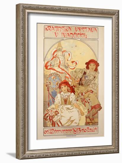 Krajinska Vystava V Ivancicich, 1912-Alphonse Mucha-Framed Giclee Print