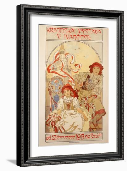 Krajinska Vystava V Ivancicich, 1912-Alphonse Mucha-Framed Giclee Print