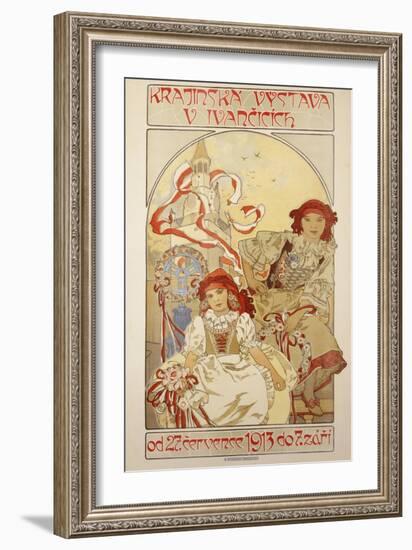 Krajinska Vystava V Ivancicich, 1913-Alphonse Mucha-Framed Giclee Print