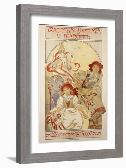 Krajinska Vystava V Ivancicich, 1913-Alphonse Mucha-Framed Giclee Print