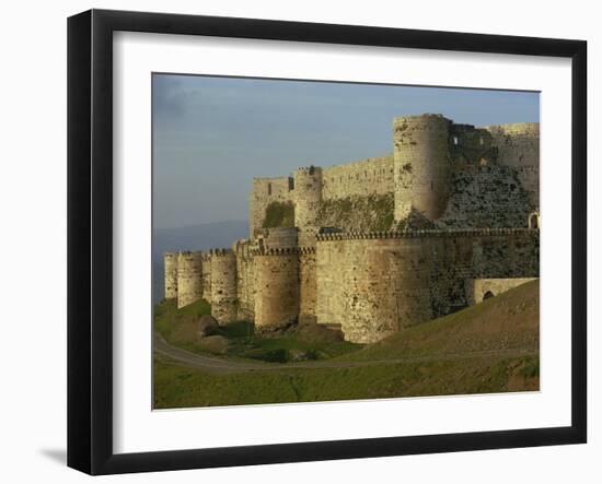 Krak Des Chevaliers, UNESCO World Heritage Site, Syria, Middle East-Woolfitt Adam-Framed Photographic Print