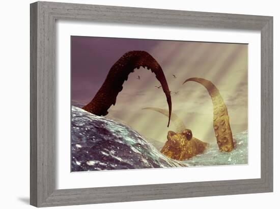 Kraken-Christian Darkin-Framed Photographic Print