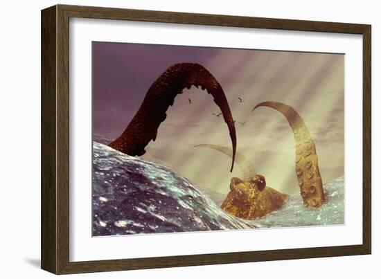 Kraken-Christian Darkin-Framed Photographic Print