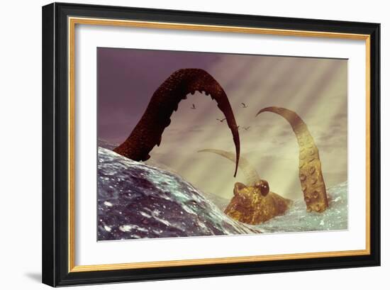 Kraken-Christian Darkin-Framed Photographic Print