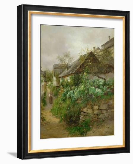 Krautgarten - Cabbage patch,around 1890-Emil Barbarini-Framed Giclee Print