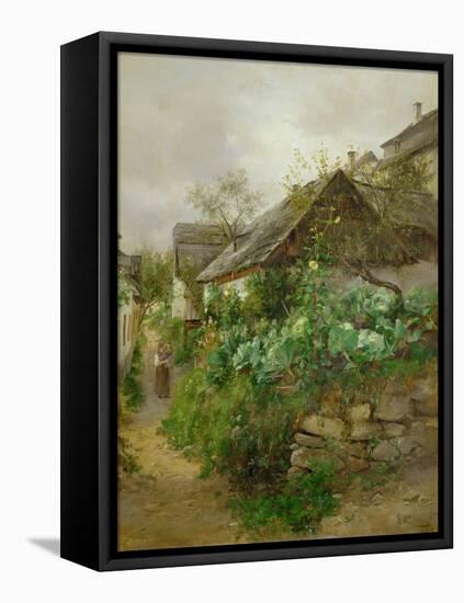 Krautgarten - Cabbage patch,around 1890-Emil Barbarini-Framed Premier Image Canvas