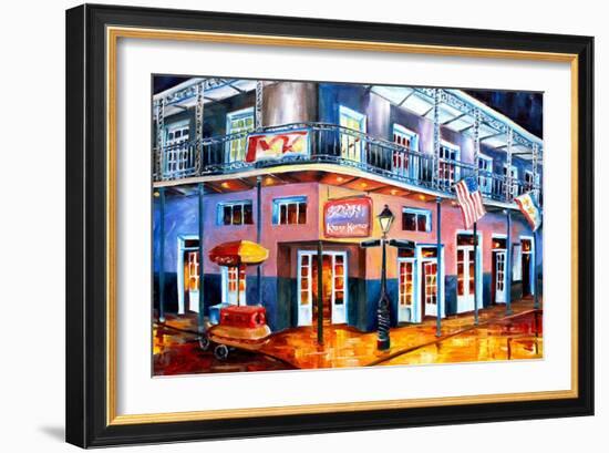 Krazy  Korner on Bourbon Street-Diane Millsap-Framed Art Print