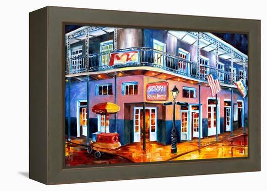 Krazy  Korner on Bourbon Street-Diane Millsap-Framed Stretched Canvas