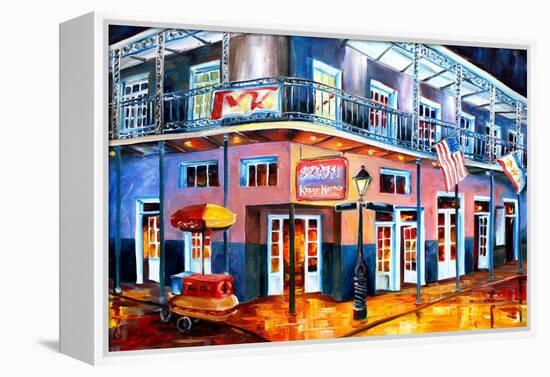 Krazy  Korner on Bourbon Street-Diane Millsap-Framed Stretched Canvas