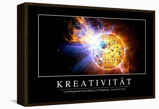 Kreativität: Motivationsposter Mit Inspirierendem Zitat-null-Framed Premier Image Canvas