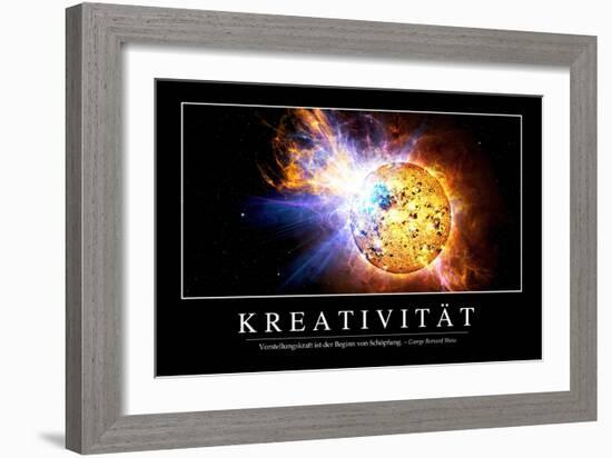 Kreativität: Motivationsposter Mit Inspirierendem Zitat-null-Framed Photographic Print